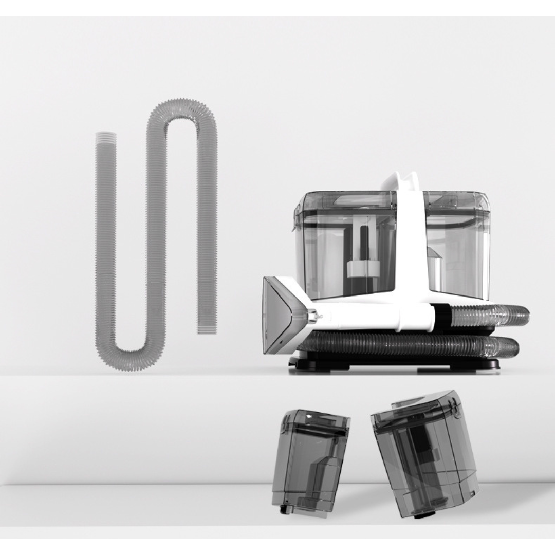 Livista® Vlekkenreiniger - 4-in-1 Tapijtreiniger - 3 Opzetstukken - Grote Watertanks - IPX4