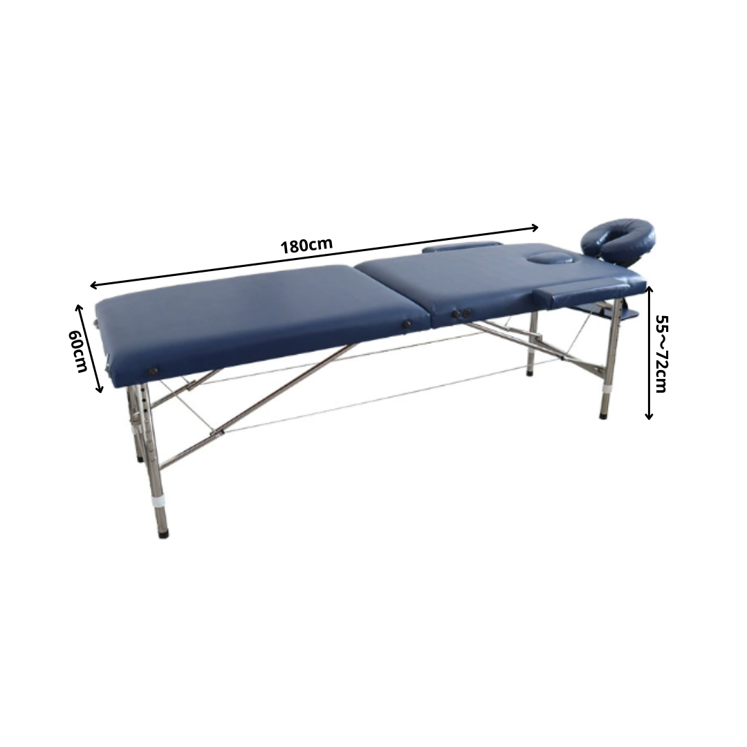 Livista® Multifunctionele Massagetafel - Opvouwbaar - Hoogwaardig Schuim - Verstelbare Hoogte (8 standen) - Draagvermogen 250KG - Inclusief Opbergtas - Blauw