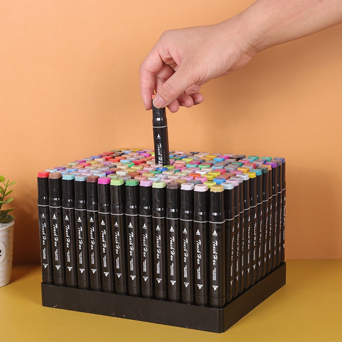 Twinmarkers 168 stuks voor volwassenen - Alcohol markers - Stiften - Markeerstiften - Livista
