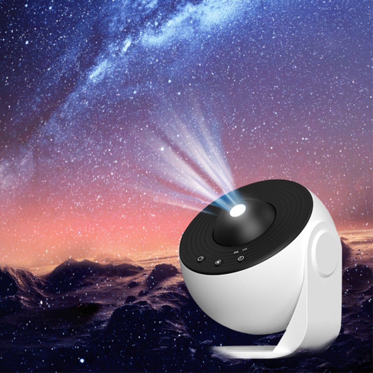 Livista® Wereld Sterrenhemel Projectielamp - 13 Astronomische Filmkaarten - Projecteert tot 26㎡ - Creatieve Nachtlamp - Verjaardagscadeau en Sfeerlamp - Sfeervolle Decoratie voor Slaapkamer
