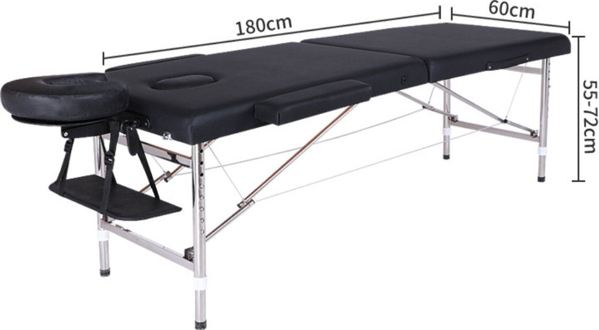 Livista® Multifunctionele Massagetafel - Opvouwbaar - Hoogwaardig Schuim - Verstelbare Hoogte (8 standen) - Draagvermogen 250KG - Inclusief Opbergtas