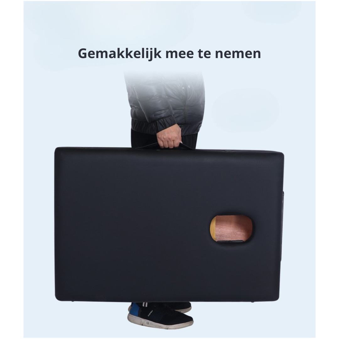 Livista® Multifunctioneel Massagetafel - Opvouwbaar - Poten van beukenhout - Hoogwaardig schuim - In hoogte verstelbaar (62-83 cm) - Draagvermogen 250 kg - Schoonheidsbed - Inclusief opbergtas