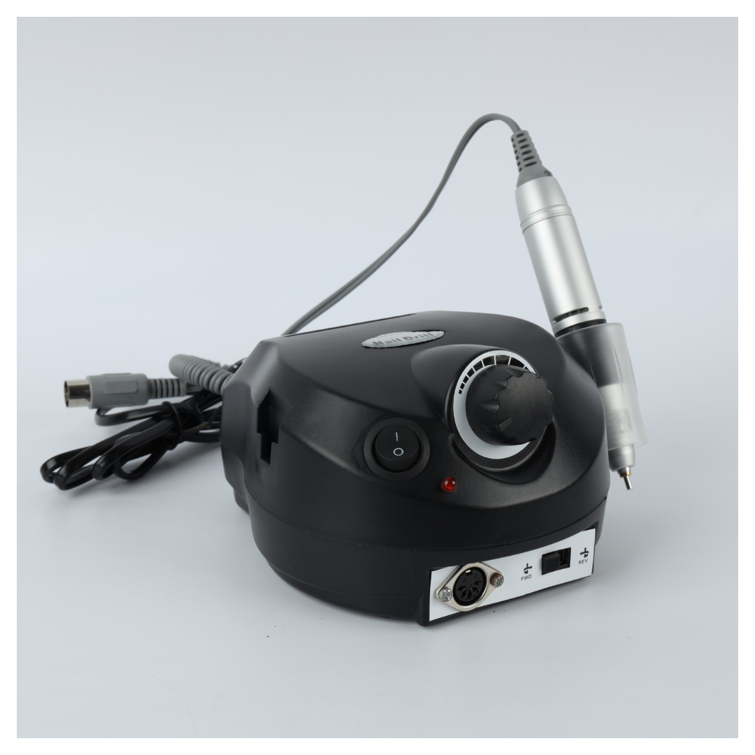 Livista® Nagelfreesmachine - Multifunctionele Elektrische Nagelfrees - 35.000 RPM Professionele Polijst en Verwijderingsmachine - Hoge Kwaliteit - Geschikt voor Handen/Voeten - Voetpedaalbediening - Zwart