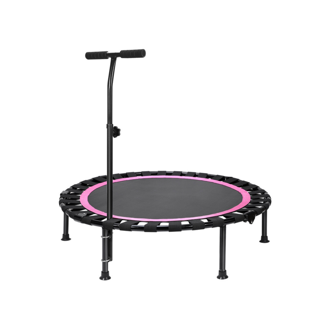 Livista® - Trampoline – Fitness en Springen – Ronde Trampoline voor Volwassenen en Kinderen – Diameter 100 cm – Max. 250 kg – Extra Stabiel
