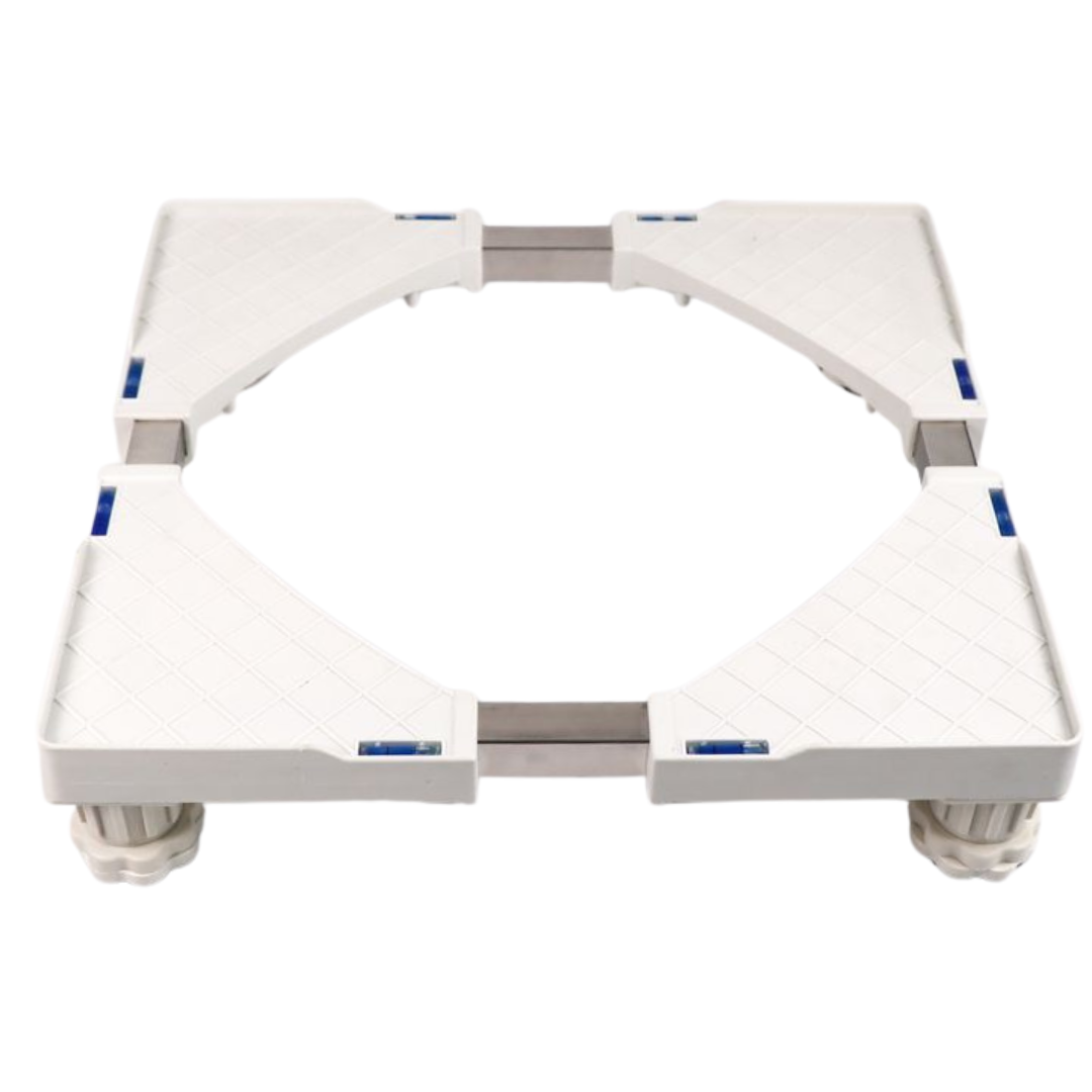 Livista® - Verstelbare Wasmachinestandaard - Wit - Max.300 kg - Geschikt voor Koelkast/Wasmachine/Droger/Vrieskast - Universele Standaard