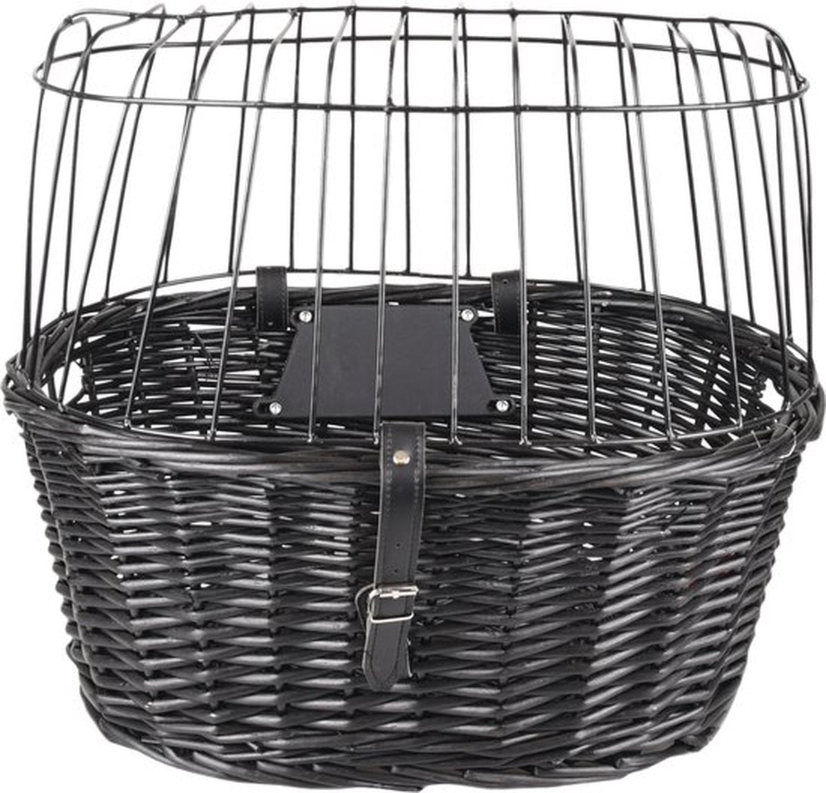 Livista Fietsmand hond - Hondenmand fiets - Vooraan fietsstuur - 46,5x37,5x40,5 cm - Zwart