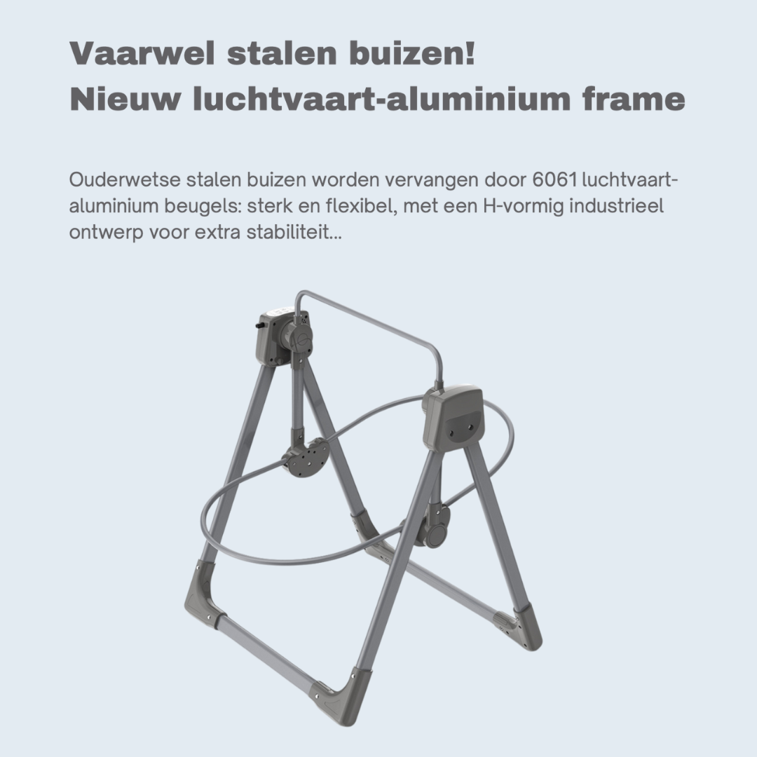 Livista® - Elektrische Wipstoel voor Baby's - BabySchommelstoel - Baby Swing - 5 Verstelbare Schommelniveaus - 3 Timerinstellingen - Intelligente Dubbele Bediening
