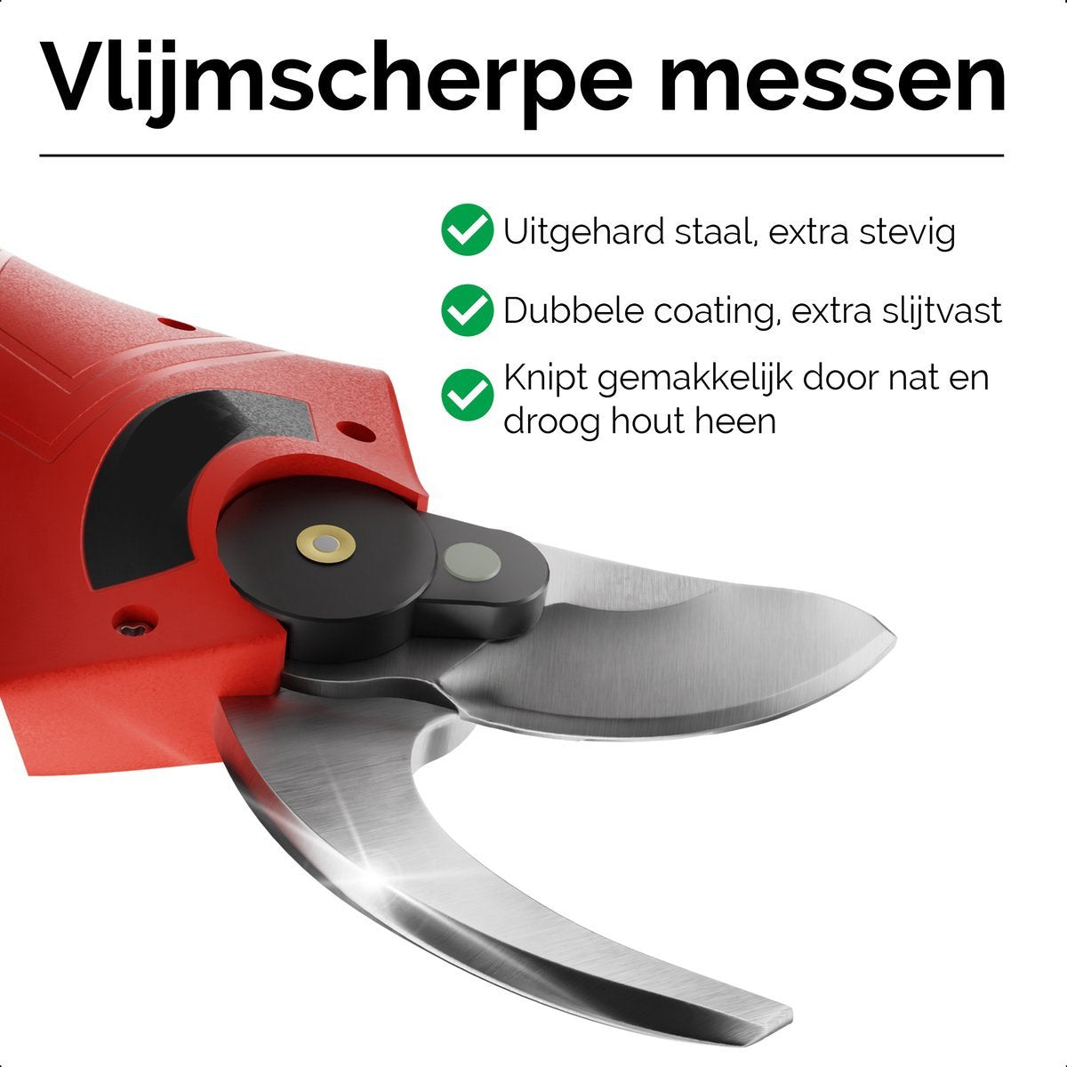 Truskore Elektrische Snoeischaar - Snoeischaar - 2 BAT - 25mm - 21V - ESG21V-2