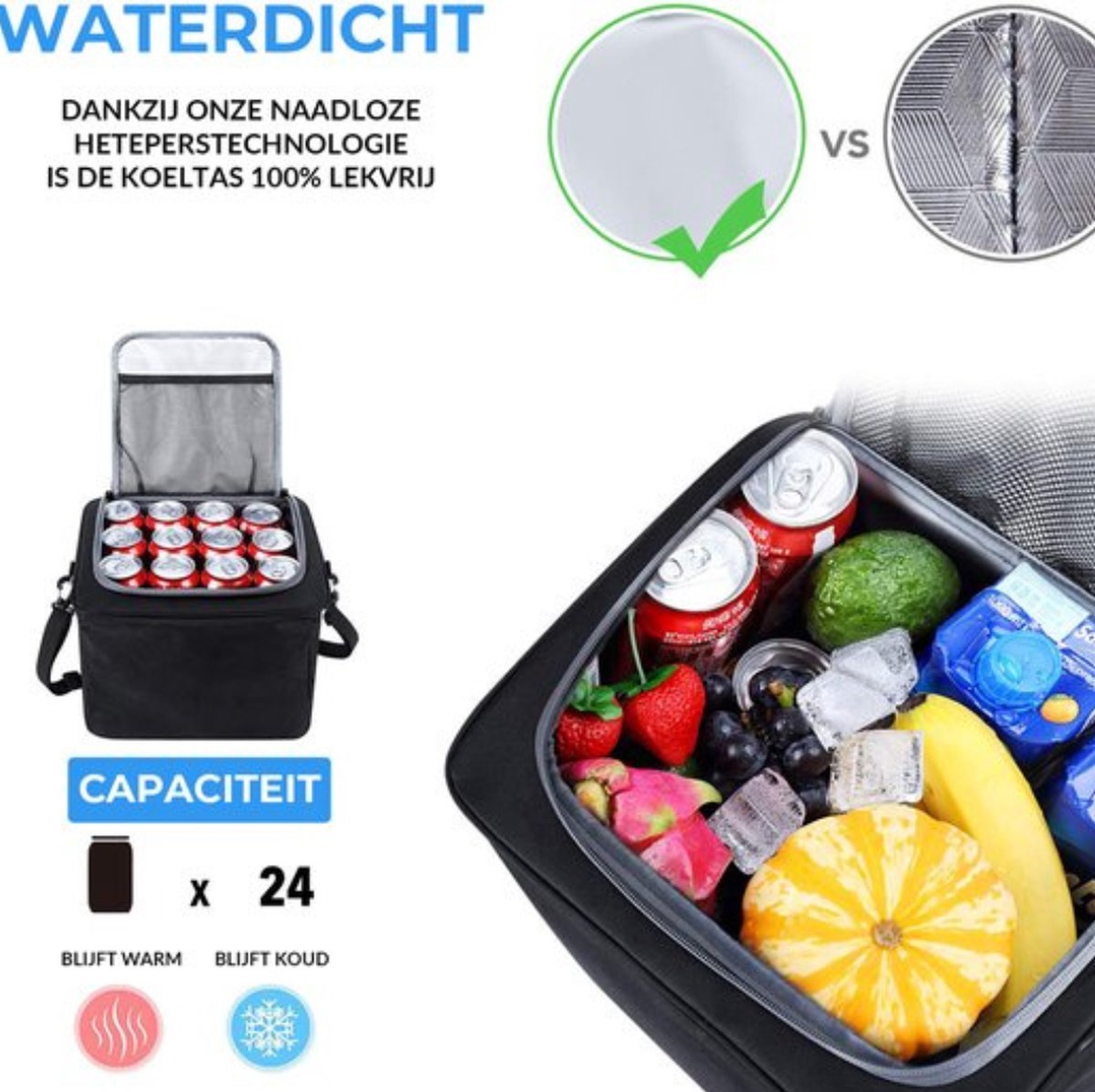 Livista Kofferbak Organizer - Auto Organizer - Opbergbox - met koeltas - drie compartimenten