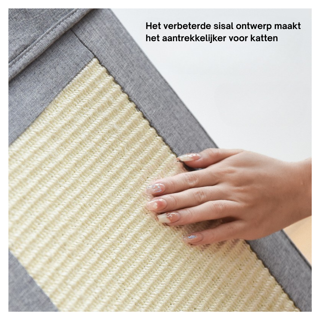 Livista Krabpaal met 3 Verdiepingen – Kattenhuisje & Stijlvol Meubel – Comfortabel Ontwerp – Grijs – 64x40x40cm