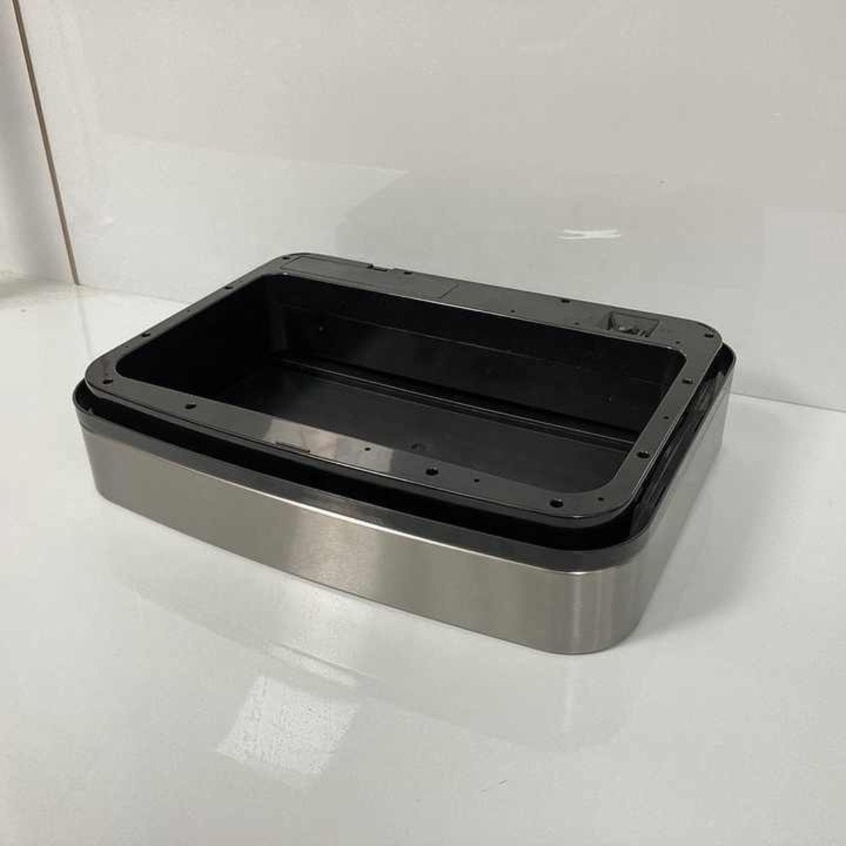 Livista Automatische Sensor Prullenbak 64 Liter – Afvalemmer keuken – Afvalbak afvalscheiding – Handsfree sensor – Vocht bestendig – Afsluitrand – RVS – Zilver