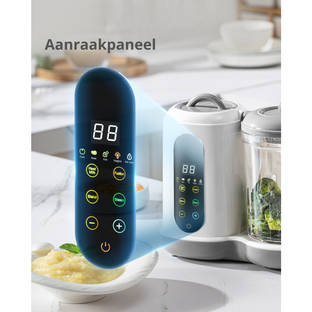 Livista® - Baby Blender en Stoomkoker – Grote Capaciteit – Babyvoeding Verwerkingsmachine – Stomen, Mixen en Verwarmen – Voor Gezonde Babyvoeding