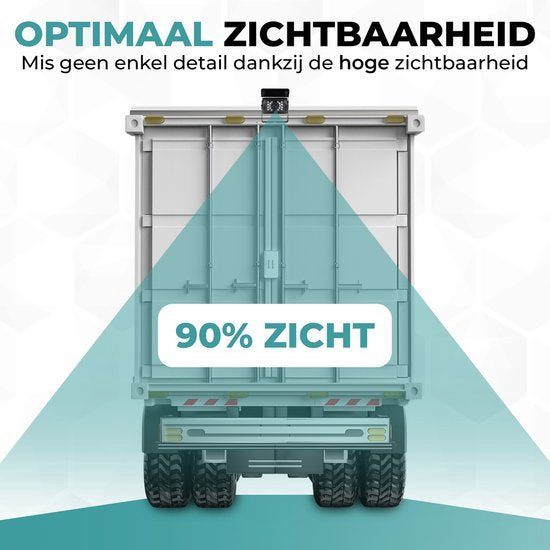 Truskore Bedrade Achteruitrijcamera set met 7 inch scherm - Achteruitrij Camera bedraad voor Auto - Camper - Caravan - Vrachtwagen - Landbouw