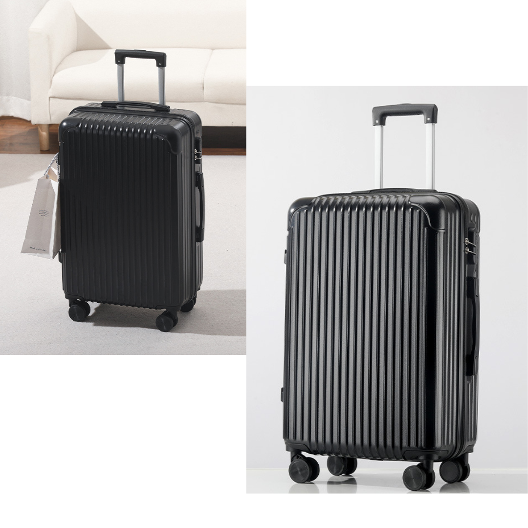 Livista® Kofferset - 3-delig - 35L handbagage + 65L en 100L ruimbagage - Lichtgewicht - Trolley - Zwart