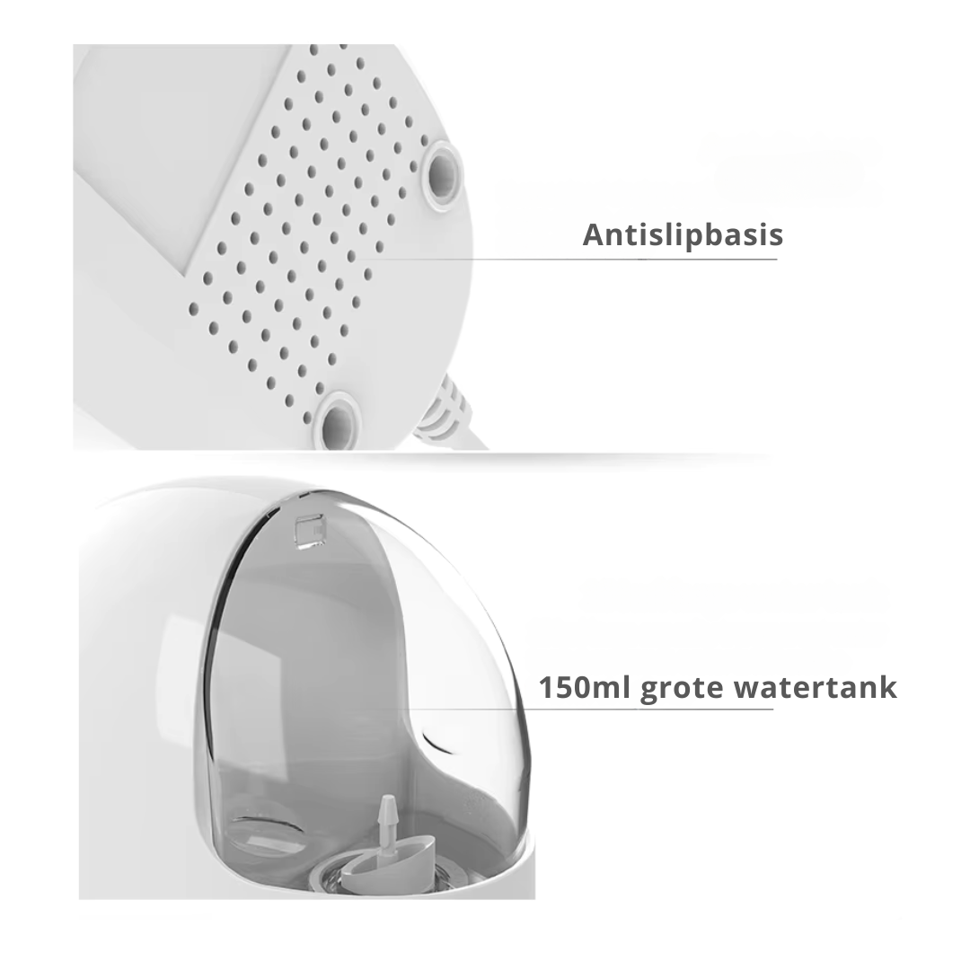 Livista Gezichtsstoomapparaat - Diepe reiniging & hydratatie – 150 ml water tan - eenvoudige bediening - wit