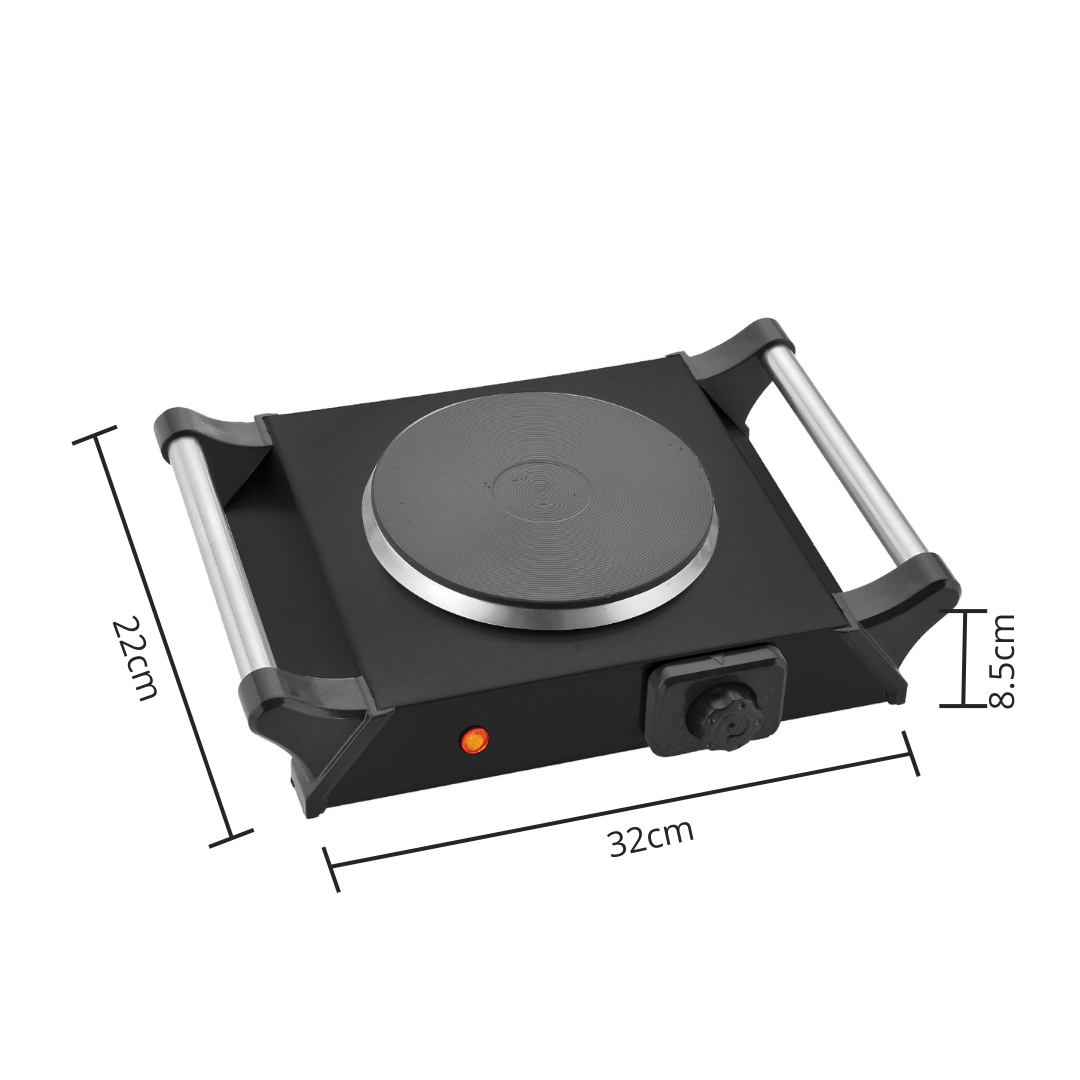 Livista® - Elektrische Kookplaat – 1 Branders – 1500W – Zwart – Compact en Krachtig