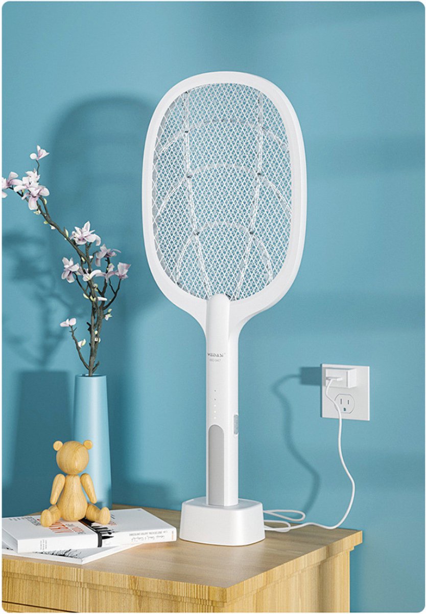 Livista® Elektrische Muggenmepper - 2-in-1 Multifunctioneel - Elektrische Muggenverdelger - Vangt Muggen met Paars Licht - Oplaadbaar via USB - Effectieve Muggen- en Insectenbestrijder