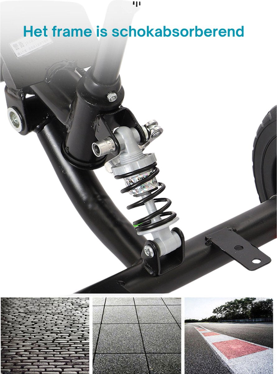 Livista® Tricycle 2-in-1 - Geschikt voor Kinderen van 12 maanden tot 6 jaar - Verstelbare Zitplaats - Duwstang - Verstelbare Zonnescherm - Veiligheidsriemen - Lederen Zitplaats - Duurzame Wielen - Opvouwbaar - Zwart