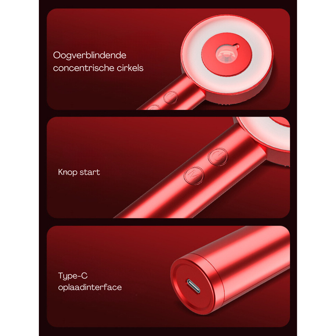 Livista® - Hoofdhuidmassager – Roodlichttherapie-apparaat – Elektrische Hoofdmassager – Haarolie Applicator – Hoofdhuid Massageborstel – Ontspanning en Haarverzorging - Rode