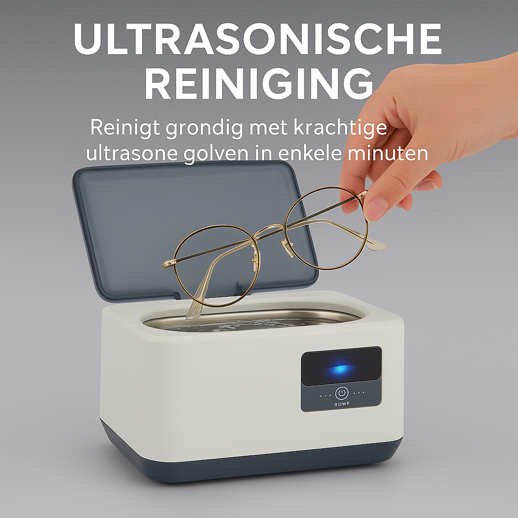 Livista Ultrasoon Reiniger - Ultrasonic Cleaner - 600 ML - Reinigingsapparaat voor Sieraden en Brillen