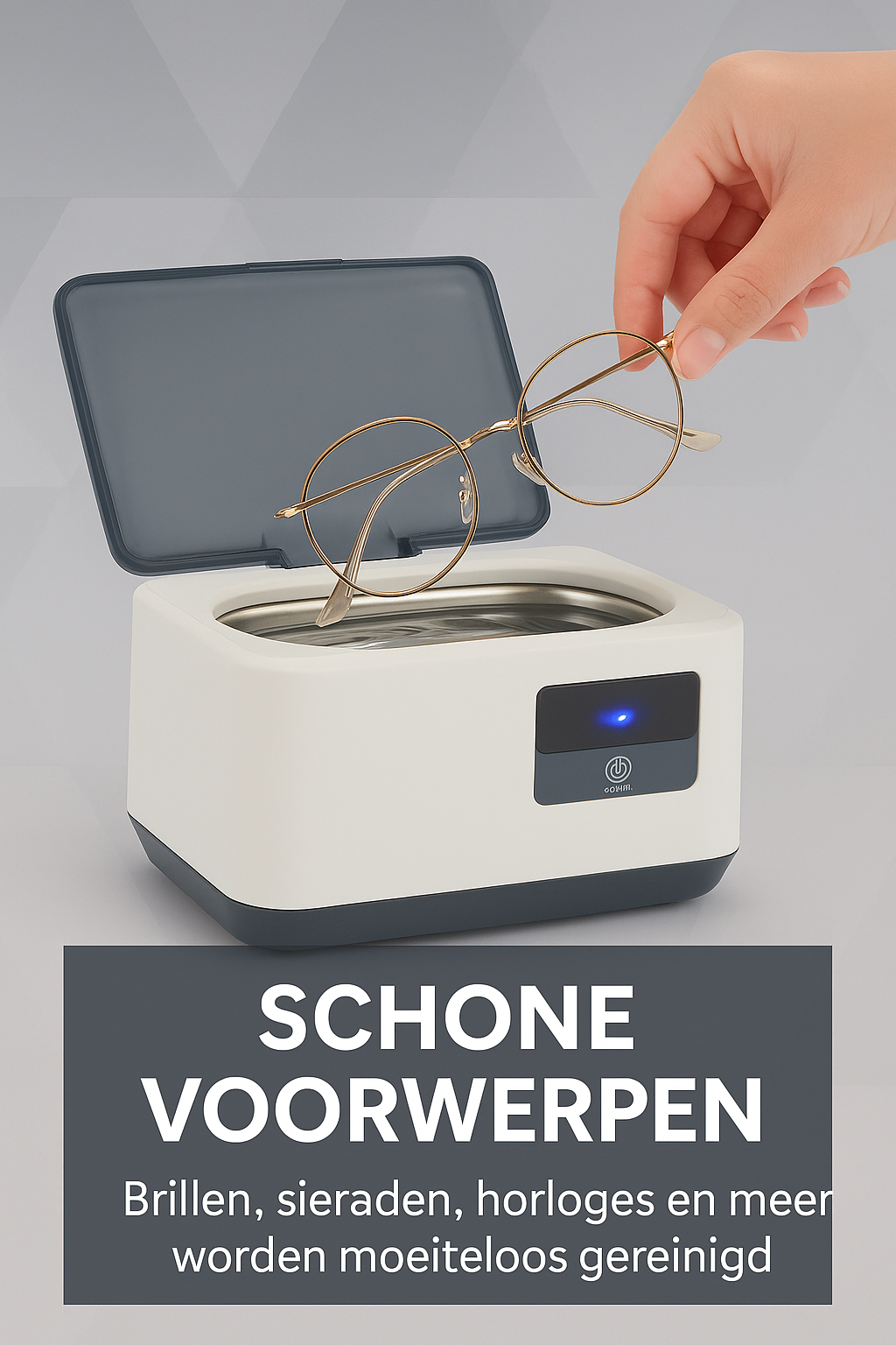 Livista Ultrasoon Reiniger - Ultrasonic Cleaner - 600 ML - Reinigingsapparaat voor Sieraden en Brillen