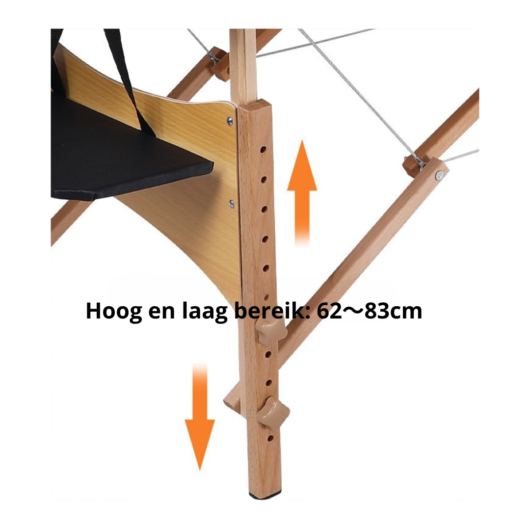 Livista® Multifunctioneel Massagetafel - Opvouwbaar - Poten van beukenhout - Hoogwaardig schuim - In hoogte verstelbaar (62-83 cm) - Draagvermogen 250 kg - Schoonheidsbed - Inclusief opbergtas
