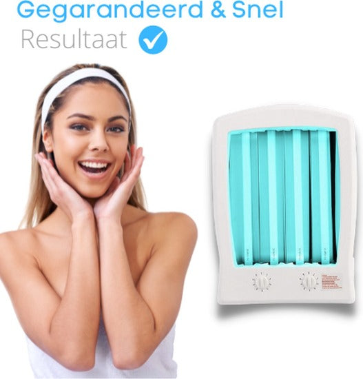 Livista - Gezichtsbruiner - Inclusief garantie! - Zonnebank - UV Lamp - Geschikt voor thuis gebruik - Inclusief beschermende bril - Verschillende standen - Zonnelamp - Zonnebruiner - Supper Tanning