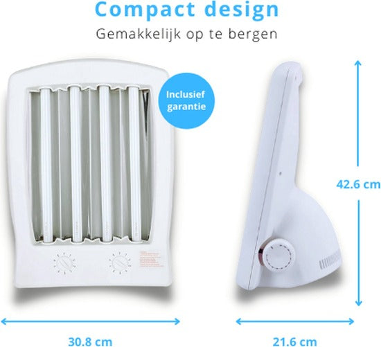 Livista - Gezichtsbruiner - Inclusief garantie! - Zonnebank - UV Lamp - Geschikt voor thuis gebruik - Inclusief beschermende bril - Verschillende standen - Zonnelamp - Zonnebruiner - Supper Tanning