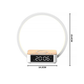 Livista Wake Up Light – Wekker – Draadloze Oplader – 15W – Touch Bureaulamp – met 3 Lichtkleuren – Voor Telefoon, Smartwatch & AirPods