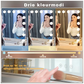 Livista Hollywood make-upspiegel - 18 dimbare lampen - 10x vergrotende spiegel - 80x60cm - Wit