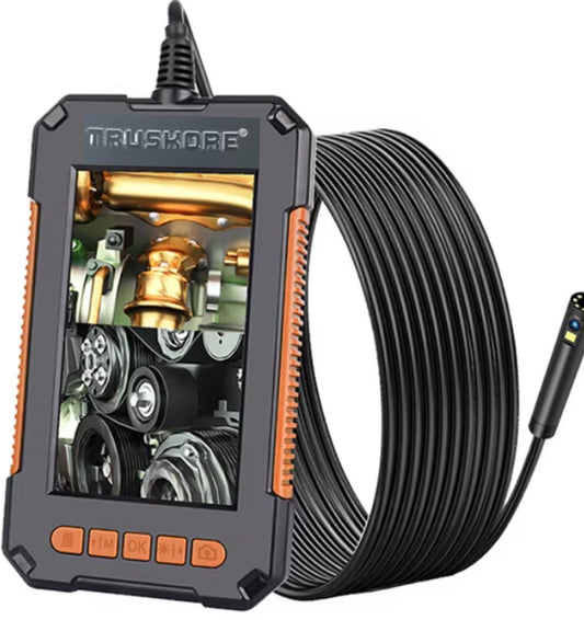 Truskore Inspectiecamera met Scherm 5M - 1080P HD - 4.3 inch LCD scherm - IP67 Waterdicht - LED Verlichting - Endoscoop - Inspectie Camera