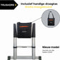 Truskore® Telescopische ladder 2.0 meter - Aluminium - Professionele Vouwladder - Telescoop ladder - Stevig & Vertrouwd - Soft Close - Volgens EU en NL veiligheidsnormen