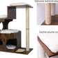 Livista® Kattenhuis - Kattentoren met Pluche Kussen - Duurzaam Houten Design - Sisal Krabzuil - 66x42x88 CM