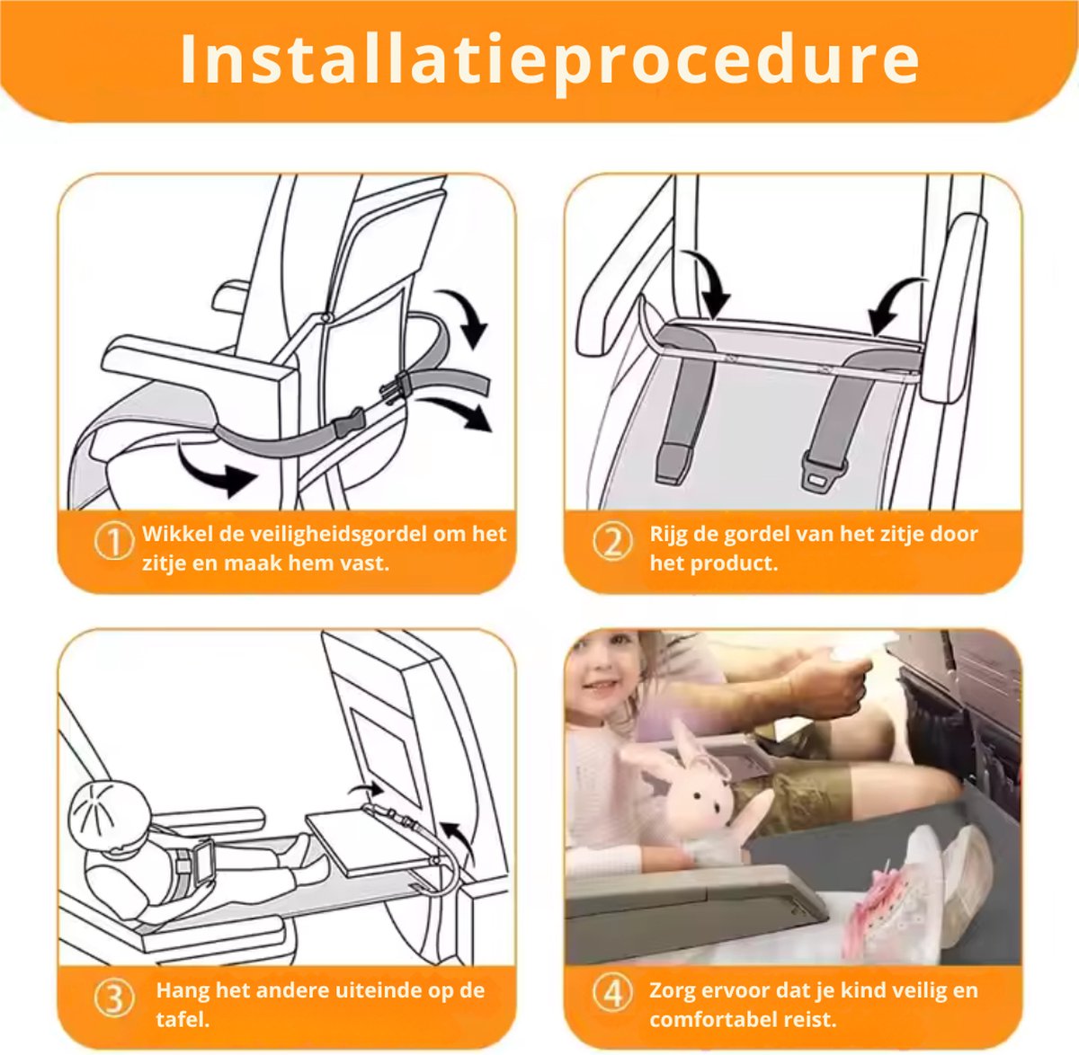 Livista® Baby Reishangmat – Multifunctioneel Stoelverlengstuk voor Onderweg – Comfortabel Babybed voor Vliegtuig, Trein en Auto – Waterbestendig en Wasbaar – Afmetingen 79x44cm – Zwart
