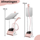 Livista Kledingstomer Met Strijkplank - 6 Standen - Stoomreiniger - Kleding Stomer - 2,5L Watercapaciteit - Stoomstrijkijzer - Handstomer - 1800Watt - Wit/Roze