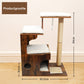 Livista® Kattenhuis - Kattentoren met Pluche Kussen - Duurzaam Houten Design - Sisal Krabzuil - 66x42x88 CM