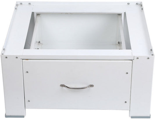 Livista Wasmachine onderkast met lades - Wasmachine kast - Opbergkast - Wasmachine onderkast - 62x57x32 cm - Wit
