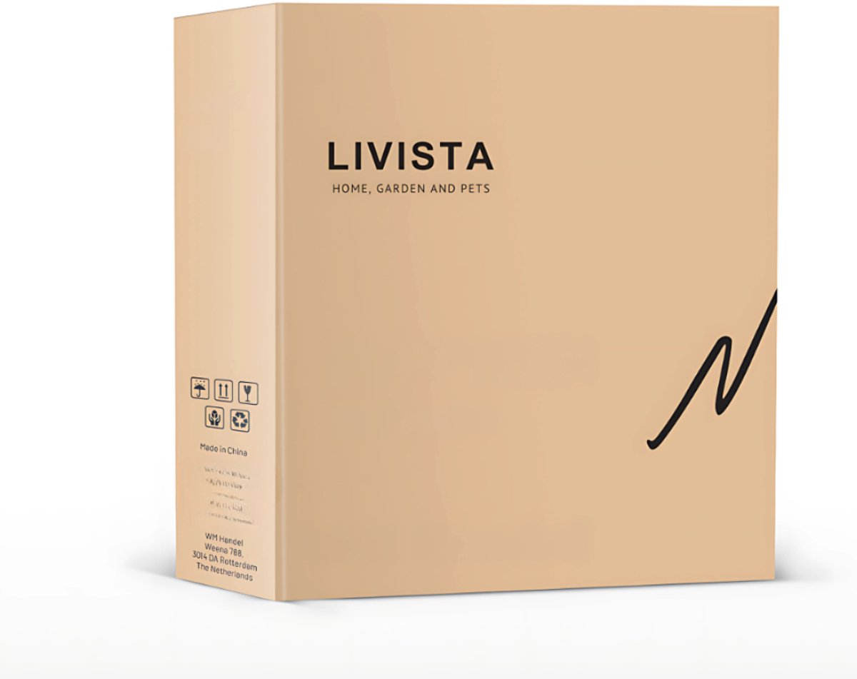 Livista® Klaptafel - Inklapbare Tafel - 120 x 60 cm - Vouwtafel - Antislip en Weerbestendig - Zwart