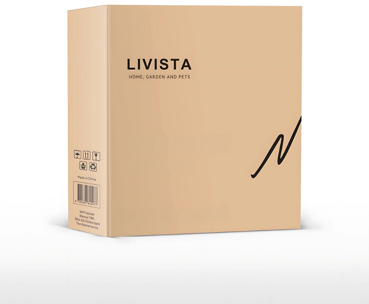Livista® - Douche Set - Regendouche en Handdouche - Verstelbare Hoogte 75-105 cm - Vierkant Design - Electroplated Zilverkleurige Afwerking - Duurzame Messing Omsteller voor Badkamer