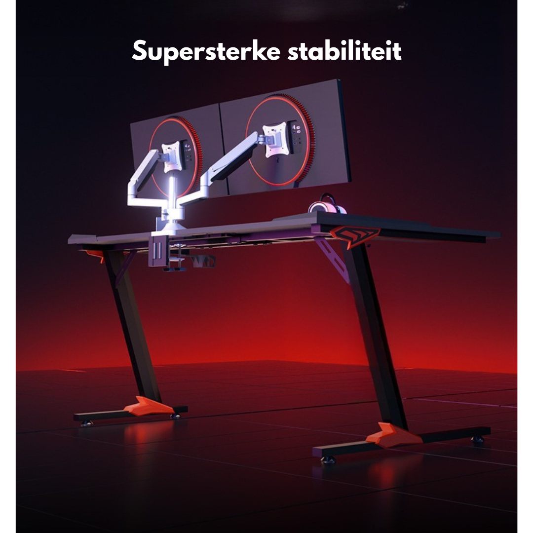 Livista® RGB Gaming Bureau L-vormig – 160×100×73 cm – Touch Control LED Verlichting – Ergonomisch Hoekbureau – Carbon Fiber Afwerking – Kabelmanagement, Bekerhouder & Headset Haak – Zwart