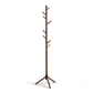 Livista Kapstok Staand – Houten Kapstok – met 8 Haken – Beukenhout – 175 cm – Bruin