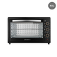Livista® Vrijstaande Oven – 48L – Dubbele Verwarming – 120–250 °C – RVS Binnenkant – Gehard Glas – Perfect voor Bakken, Braden en Grillen