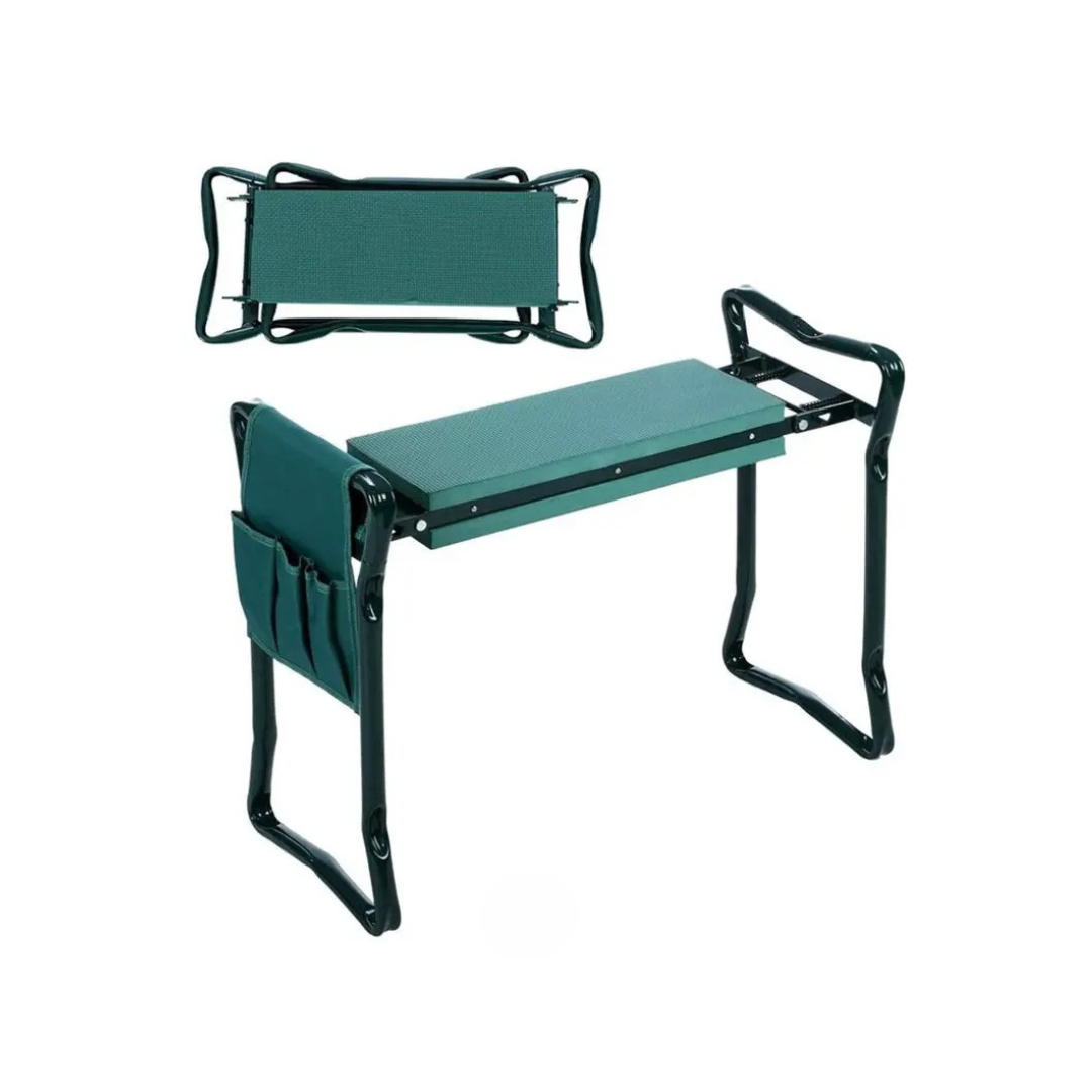 Livista Kniebank Tuinkruk – Opvouwbaar Kniebankje - Kniesteun en Knielkussen – Tuin Kniekussen en Zitbank - Metaalframe – Comfortabel en Duurzaam