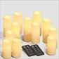 Livista® - LED Kaarsen met Afstandsbediening – 12 Stuks – 4 Verschillende Maten – 2 Afstandsbedieningen – Vlam Effect – Timerfunctie – Waterdicht