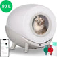 Livista Automatische Kattenbak - Zelfreinigend - Elektrische & Zelfreinigende Scoopfree Robot - 80L XXL - incl. Kattenbakmat, App & Zakken