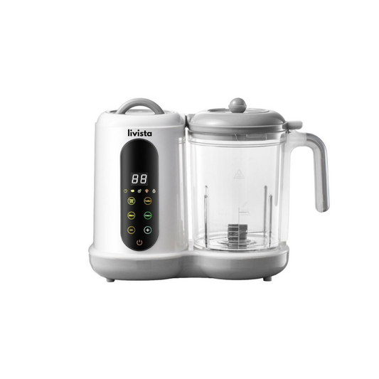 Livista® - Baby Blender en Stoomkoker – Grote Capaciteit – Babyvoeding Verwerkingsmachine – Stomen, Mixen en Verwarmen – Voor Gezonde Babyvoeding