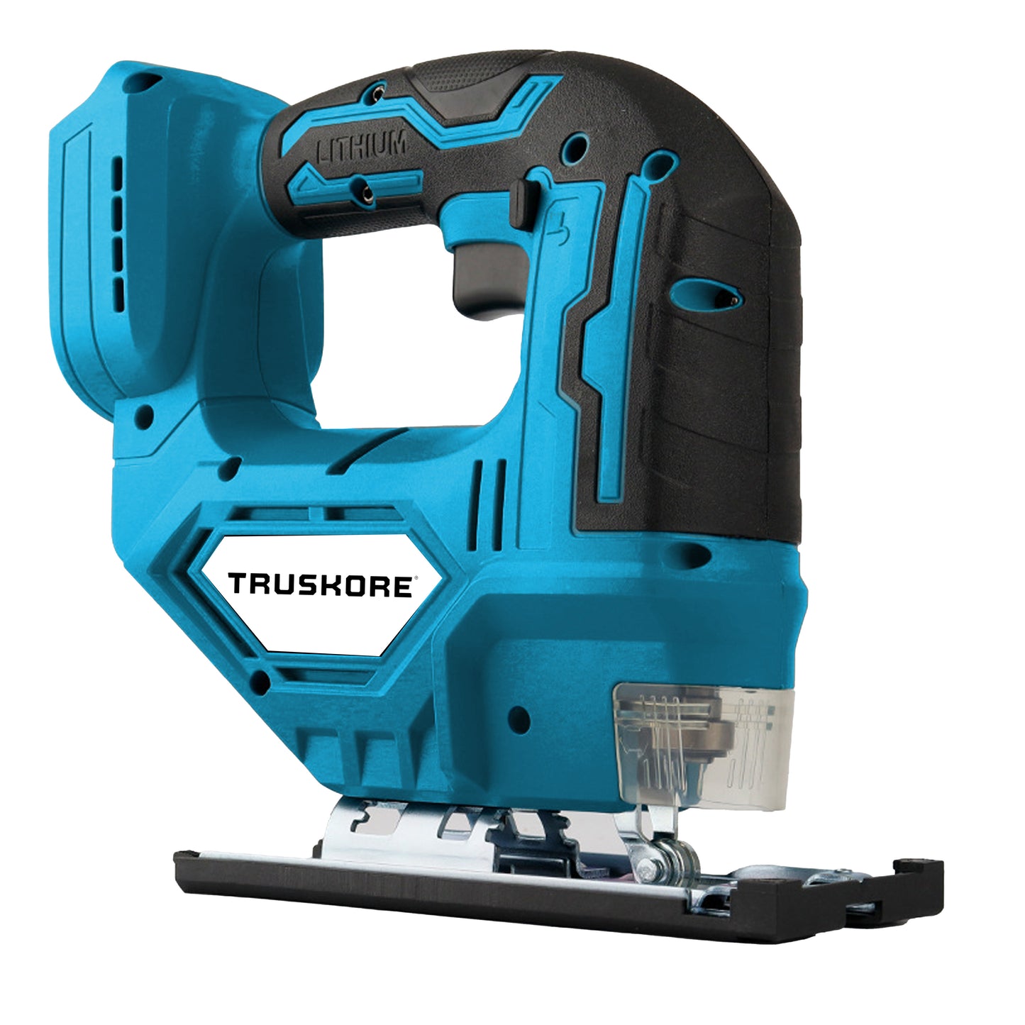 TRUSKORE 21V Accu Decoupeerzaag – Incl. 2x Accu & Oplader – 5 Zaagbladen – Variabele Snelheid – Draadloos & Ergonomisch - Zaagdiepte 65 mm - Voor Hout, Metaal & Kunststof