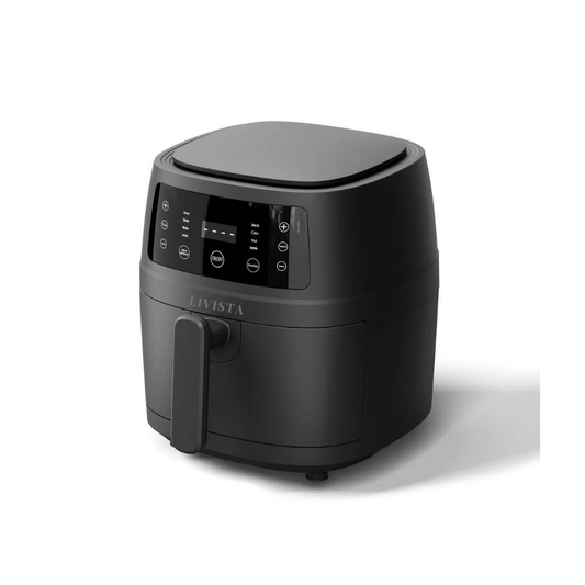 Livista Airfryer XXL – 6L – 8 Programma’s – LCD Touchscreen – PFAS-vrij – 1400W – Zwart