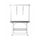 Livista Trimtafel voor Huisdieren - Verstelbare Trimtafel - Veilig en Stevig - Met Dubbele Aanlijnoptie - 2 Lussen - Opbergschap - 120L x 61B x 169H cm - Zwart