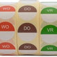 Livista labels Set - alle dagen - 7 rollen 500 etiketten per rol - Houdbaarheidsetiket